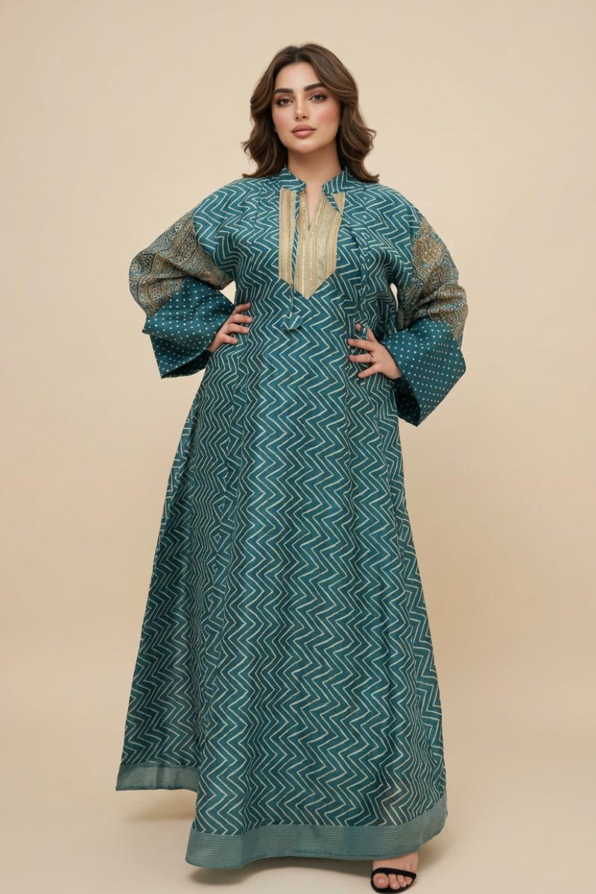 A91-دراعة بنقشة الزيكزاك — متوفرة بـ 5 ألوان