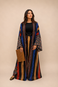 A167 – Maha Bisht & Pants 2-Piece Set