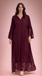 A102 – دراعة نوار فلو (لونين)