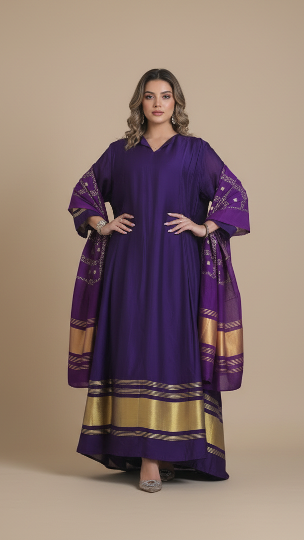 A72 – Bahar Silk Daraa 2-Piece Set – A72 – بحر حرير طقم ٢ قطع درّاعة – Khaleeji daraa درّاعة خليجية فاخرة detail تفاصيل