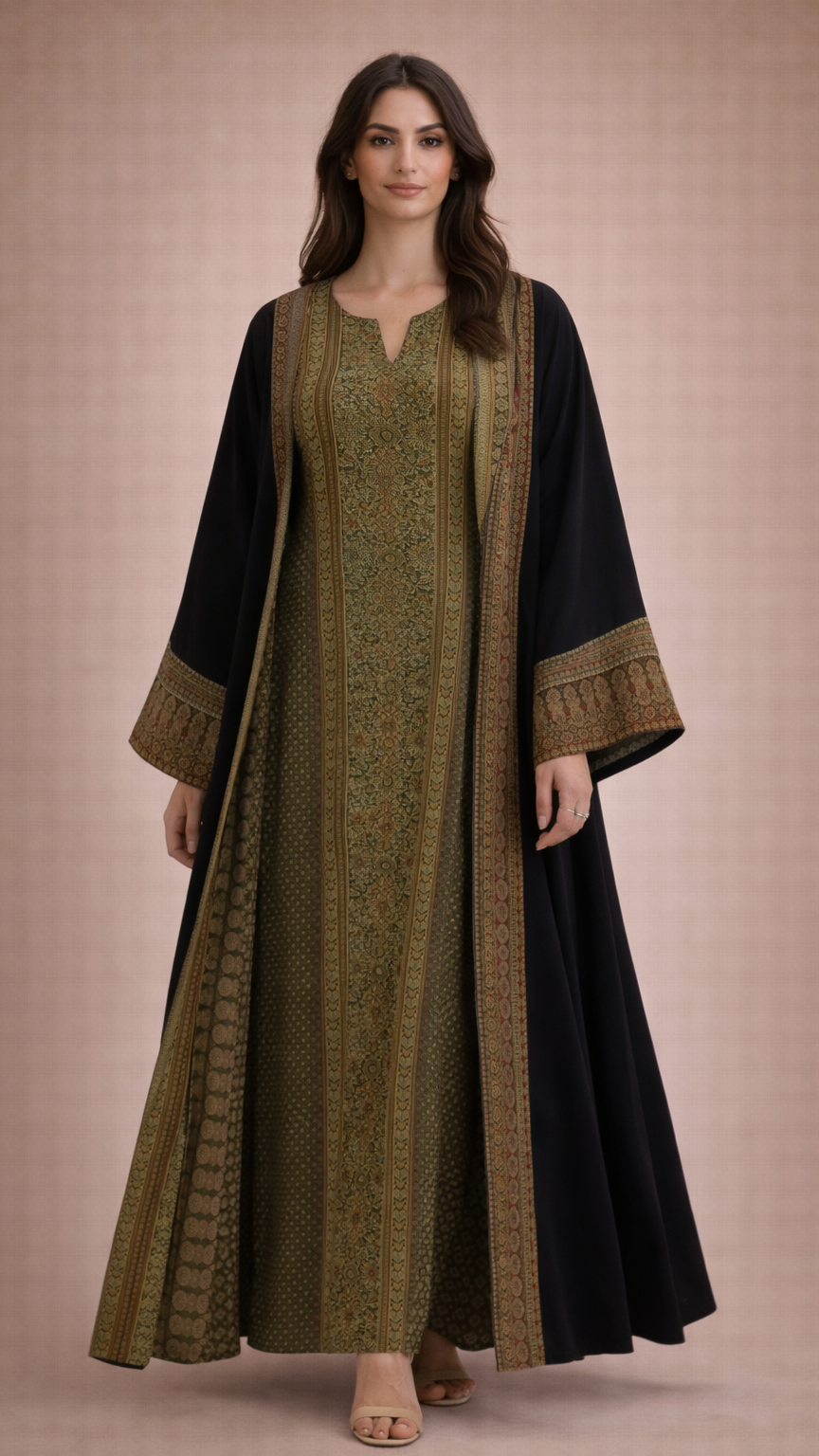 A117 – Mubarakiya Layered Bisht & Daraa Set
