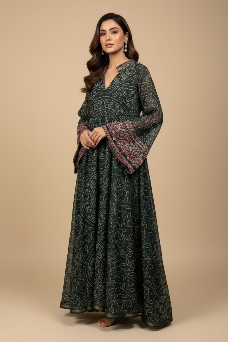 A74 – دراعة ماندالا الواسعة – قطعة واحدة (6 ألوان)