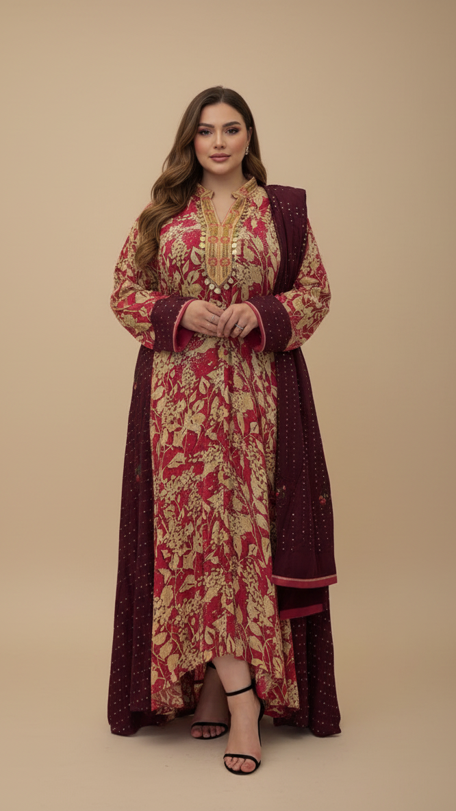 A55 – Marjan Daraa 2-Piece Set – A55 – مرجان درّاعة طقم ٢ قطع – Khaleeji daraa درّاعة خليجية فاخرة detail تفاصيل