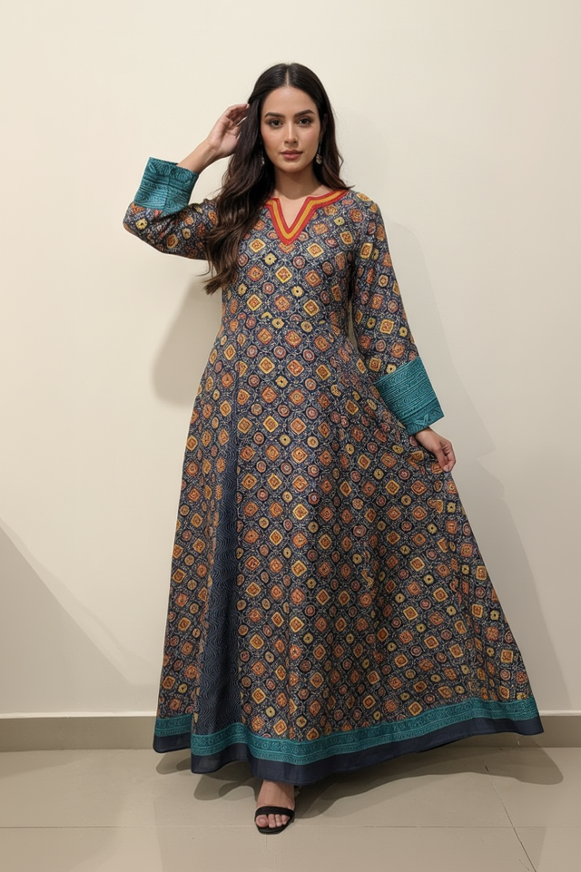 A79 –دراعة زافيرا موزاييك – متوفرة بـ 5 ألوان