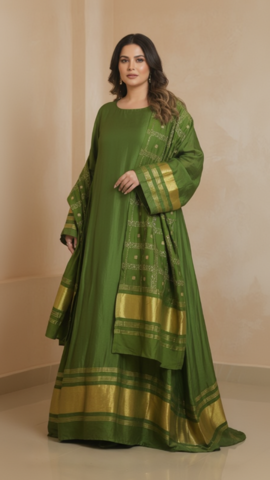 A72 – Bahar Silk Daraa 2-Piece Set – A72 – بحر حرير طقم ٢ قطع درّاعة – Khaleeji daraa درّاعة خليجية فاخرة styled لوك