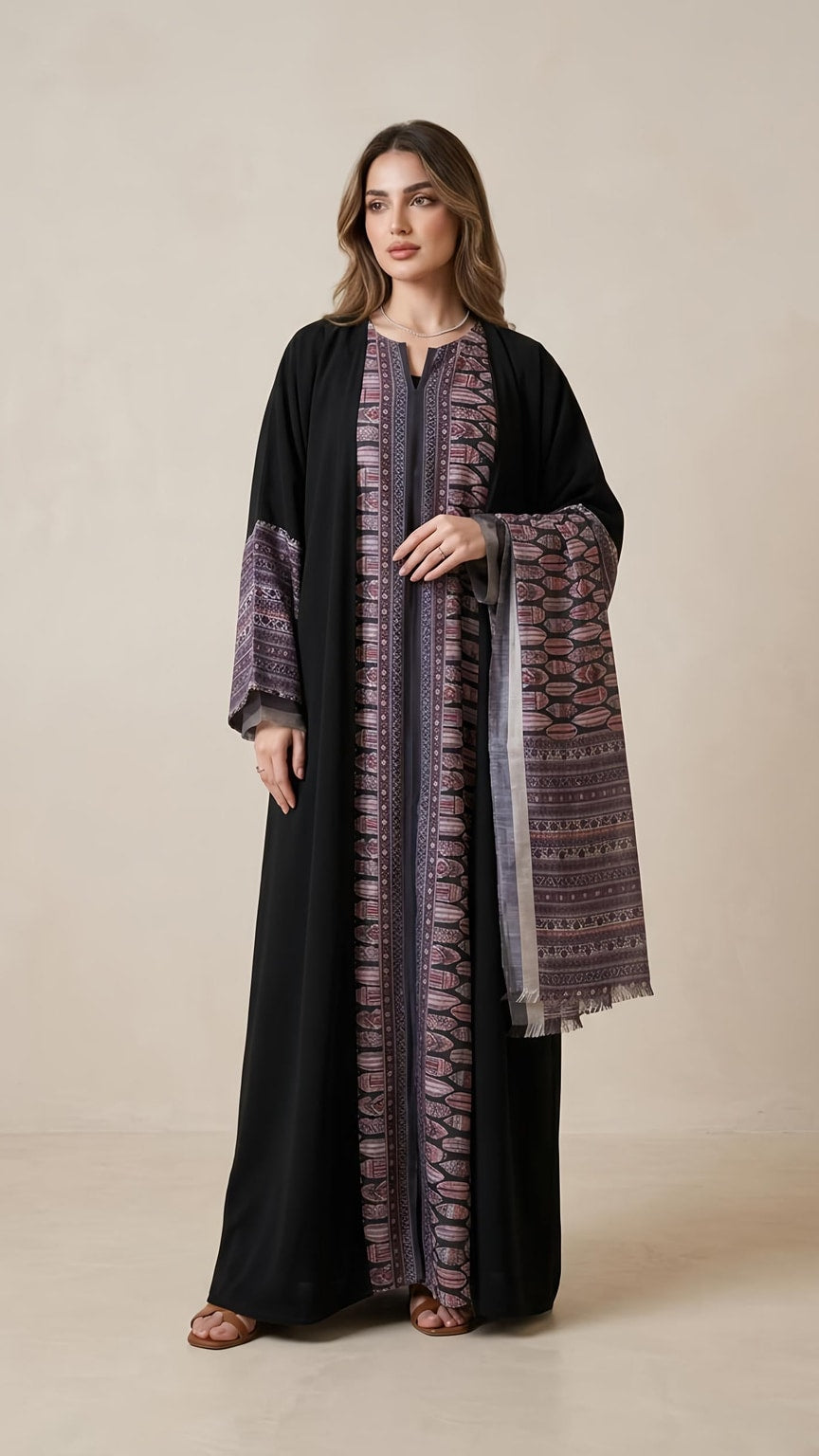 A135 – Durra Bisht 3-Piece Set
