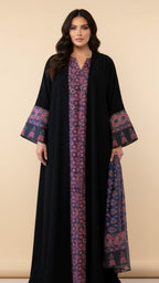 A136 – Mosaic Bisht 3-Piece Set
