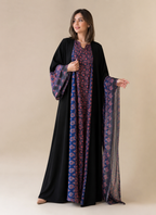 A136 – Mosaic Bisht 3-Piece Set
