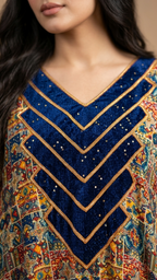 A99 – Salwa Daraa – A99 – سلوى دراعة – Khaleeji daraa درّاعة خليجية فاخرة styled لوك