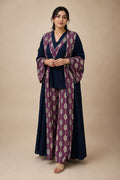 Bisht Set Rawan – Navy and Purple, Atelier Blue Marine — Atelier Blue Marine