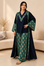 Bisht Set Rawan – Navy and Purple, Atelier Blue Marine — Atelier Blue Marine