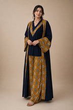 Bisht Set Rawan – Navy and Purple, Atelier Blue Marine — Atelier Blue Marine