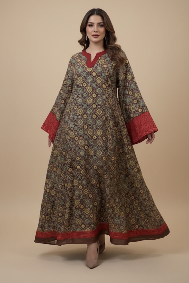 A79 –دراعة زافيرا موزاييك – متوفرة بـ 5 ألوان