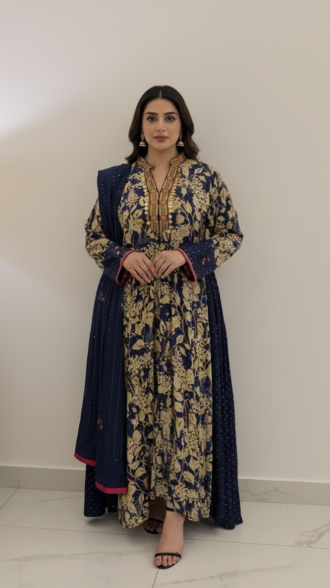A55 – Marjan Daraa 2-Piece Set – A55 – مرجان درّاعة طقم ٢ قطع – Khaleeji daraa درّاعة خليجية فاخرة styled لوك