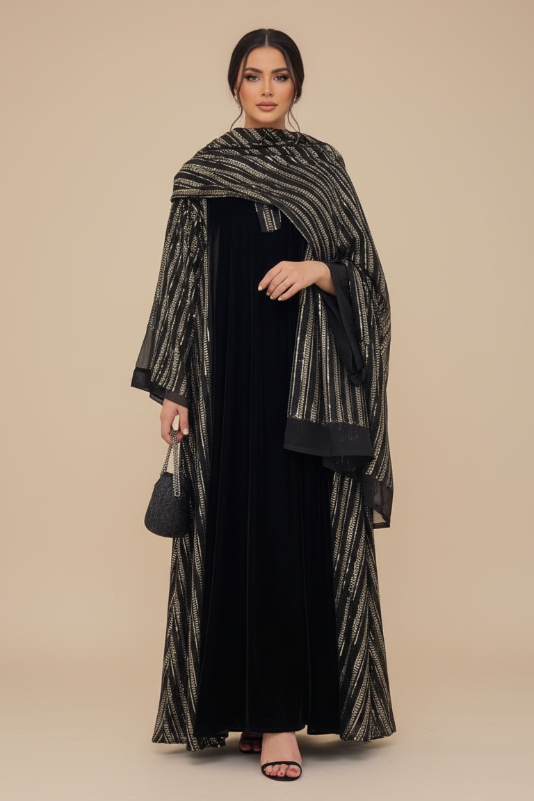 A52 – طقم أسود قطعتين 