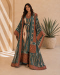 A181 – Wasmiya 4-Piece Bisht Set – Teal – A181 – وسمية طقم بشت ٤ قطع