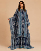A178 – Shaikha Daraa 2-Piece Set – Navy – A178 – طقم درّاعة شيخة (قطعتين)