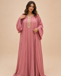 A184 – Fajr Daraa 2-Piece Set – Rose – A184 – طقم درّاعة فجر (قطعتين)